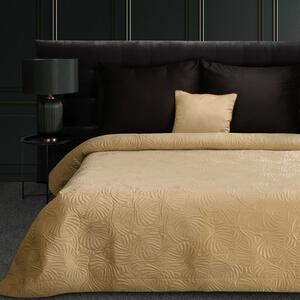 Dekorstudio Luxusný prehoz na posteľ LILI4 zlatý Rozmer prehozu (šírka x dĺžka): 280x260cm