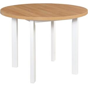 MEBLINE Stôl POLI 2 100x100 grandson laminát / biely