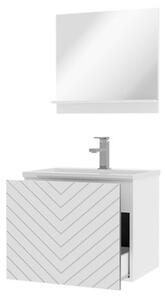 Kúpeľnová zostava Najrip, Sifón: bez sifónu, Farby: biela Mirjan24 5903211276095