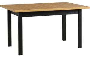 MEBLINE Stôl MODENA 1 XL 80x140/220 grandson laminát / čierny