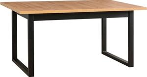 MEBLINE Stôl IKON 3 80x140/180 artisan laminát / čierny