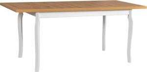MEBLINE Stôl ALBA 5 80x140/180 grandson laminát / biely
