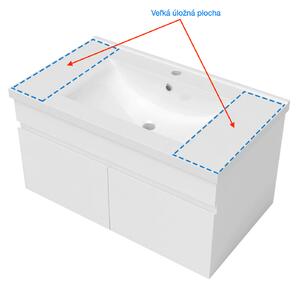 Kúpeľňová skrinka s umývadlom EASY KS80Y 80cm