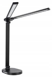 Smart LED LED stolná pracovná lampička CCT/15W/755Lm/USB/čierna farba