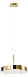 Toolight Toolight, LED závesné osvetlenie 30cm, 24W, APP1686-1CP, zlatá lesklá, OSW-06544
