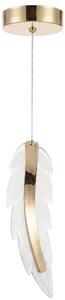 Toolight Toolight, závesné stropné LED svietidlo, 10W, 1000lm, 4000K, G157-CP, zlatá, OSW-07813