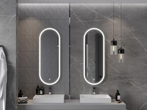 Mexen Bono, LED kúpeľňové zrkadlo s podsvietením 45 x 120 cm, 6000K, ochrana proti zahmlievaniu, 9816-045-120-611-00