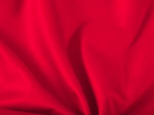 Biante Oválny bavlněný saténový ubrus ST-010 Sýto červený 100x140 cm