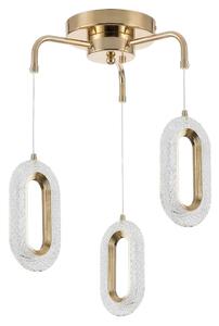 Toolight Rea, ZÁVESNÉ STROPNÉ LED SVIETIDLO G173-3CP GOLD, OSW-07817