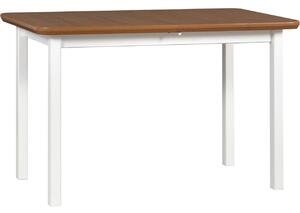 MEBLINE Stôl MAX 4 70x120/150 dubová dyha / biely