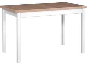 MEBLINE Stôl MAX 10 70x120/160 sonoma laminát / biely