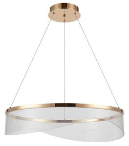 Toolight Toolight, LED závesné svietidlo 40cm, 20W, 1500 lm, G144-CP, zlatá, OSW-04700
