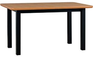 MEBLINE Stôl WENUS 2 S 80x140/180 dubová dyha / čierny