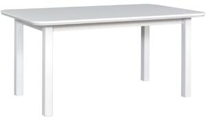 MEBLINE Stôl WENUS 5 S 90x160/200 biely, dubová dyha