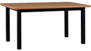 MEBLINE Stôl WENUS 5 S 90x160/200 dubová dyha / čierny