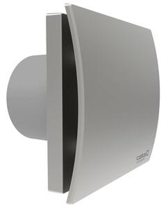 Cata Cata, SILENTIS UC TH 10 kúpeľňový ventilátor axiálny s automatem, 8W, potrubie 100mm, strieborná, 01221200