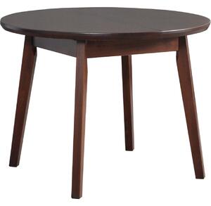 MEBLINE Stôl OSLO 4 100x100/130 orech, dubová dyha