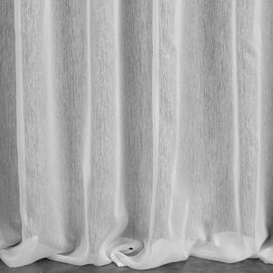 Design 91, Hotová záclona s riasiacou páskou - Belissa biela, š. 4 m x d. 3 m