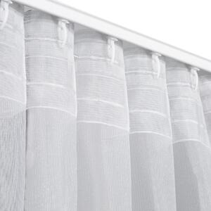 Biela záclona na flex páske TONIA 300x300 cm