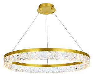 Toolight Toolight, LED závesné osvetlenie 80cm, 50W, 3000K, LHJ047-CP, zlatá lesklá, OSW-50022