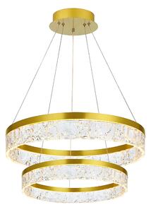Toolight Toolight, LED závesné osvetlenie 60cm, 60W, 3000K, LHJ049-CP2, zlatá, OSW-60028