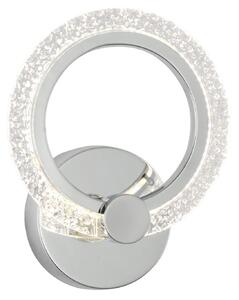 Toolight Toolight, LED nástenné svietidlo 22x19cm, 8W, 3000K, LHJ067-W, chrómová, OSW-60035
