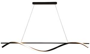 Toolight Toolight, LED závesná lampa 120cm, 27W, 3000K, LHJ019-CP, čierna, OSW-50004