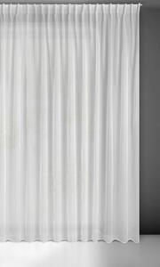 Design 91, Hotová záclona s riasiacou páskou - Simone biela hladká, š. 3 m x d. 3 m
