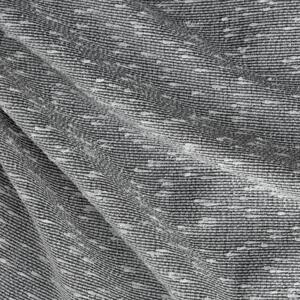 Oceľovosivý záves na krúžkoch SANDI v eko štýle 140x260 cm