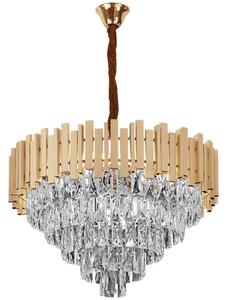Toolight Toolight, závesné svietidlo 80cm, 12xE14, G053-CP, zlatá, OSW-08947