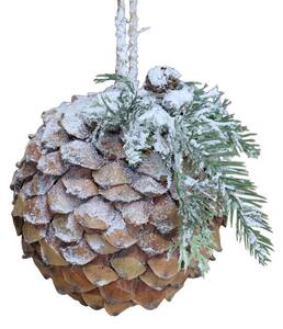 Vianočná šuška prírodná závesná dekorácia priemer 15cm