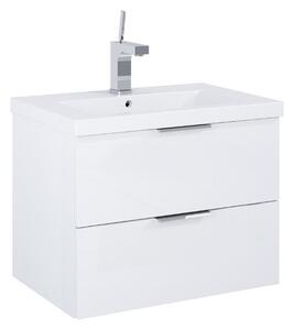 Elita Look, umývadlová skrinka 59,6x53x39,7 cm 2S PDW, biela lesklá, ELT-167217S