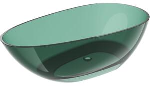 Mexen Glass, voľne stojaca vaňa 170 x 85 cm, zelená, 58061708511