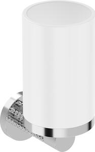 Mexen Triv, nástenný pohár na zubné kefky, biela / chrómová, 70A33051-00W