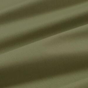 Goldea bavlnené posteľné obliečky - olivové 200 x 200 a 2ks 70 x 90 cm (šev v strede)