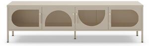 Krémový TV stolík 180x50 cm Tayra – Marckeric
