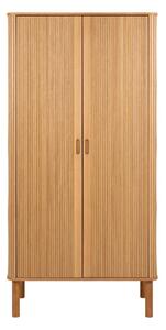 Šatníková skriňa v dekore duba v prírodnej farbe 100x200x55 cm Langley – Actona