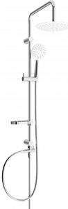 Mexen sprchový set X67 s hornou hlavicou 230 mm, chrómová, 798676791-00
