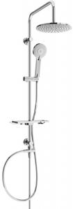 Mexen sprchový set T40 s hornou hlavicou 22 cm, chrómová, 798404093-00
