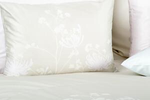 Glamonde luxusné obliečky Summer v kombinácií jemnej béžovej s bielymi kvetmi. Romantické a nežné! 240x220 cm