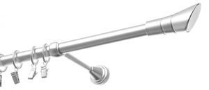 Garniže kovové jednoradové exclusive satyna priemer 19 mm - Cosmo 3,6 m