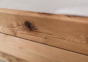 JANGALI Lôžko so zásuvkami dub, 200x200, prírodné olejované