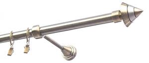 Garniže kovové jednoradové exclusive mosadz priemere 19 mm - Hrot Olimp 4 m