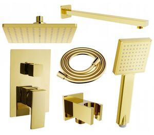 Mexen Uno DR45 podomietkový sprchový set, zlatá, 71435DR45-50