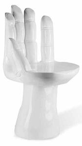 Biela Stolička Hand ∅ 54 × 90 cm POLSPOTTEN