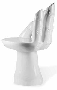Biela Stolička Hand ∅ 54 × 90 cm POLSPOTTEN