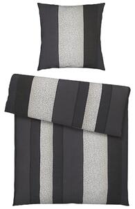 POSTEĽNÁ BIELIZEŇ, satén, antracitová, 135/200 cm Dieter Knoll - Online Only bytové doplnky, Online Only