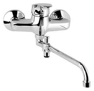 Mereo Mereo, Nástenná batéria do byt. jadra, Sonáta, bez příslušenstva pr. 18 mm - 330 mm, chróm, MER-CB602A03N