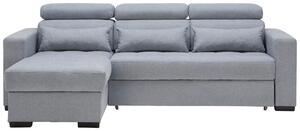 ROHOVÁ SEDAČKA, textil, modrosivá Carryhome - Sedačky