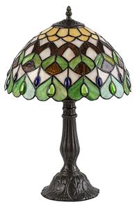 Brilagi - Tiffany vitrážová stolová lampa MARGARET 1xE27/40W/230V